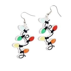 2 for $20 Women’s Christmas Lights Dangle Earrings